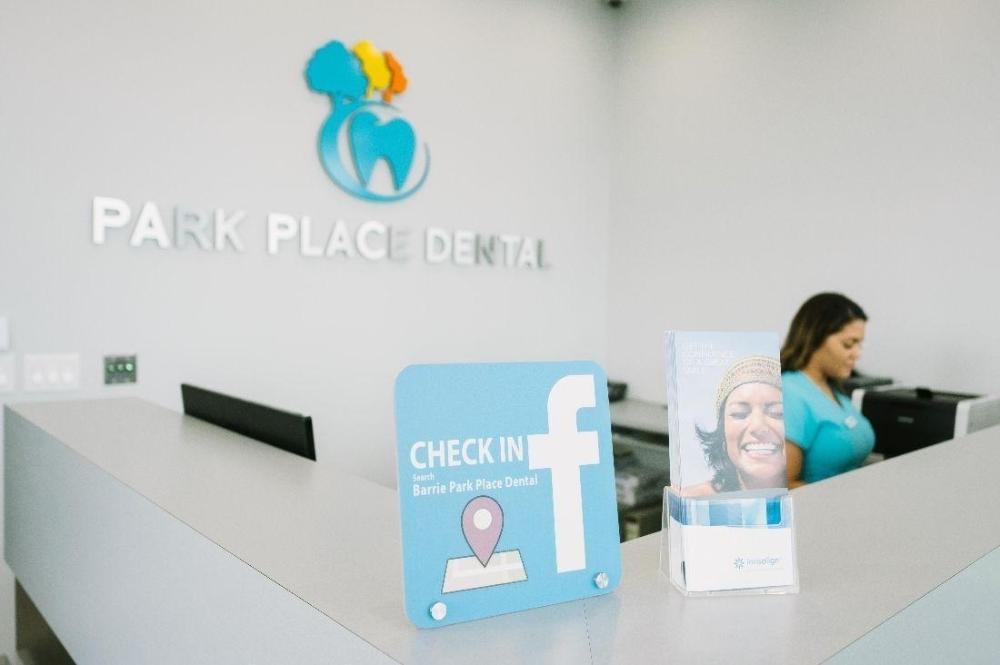 front desk at Park Place Dental