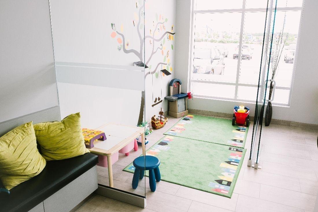 Kids play area at kid-friendly dental office in Barrie